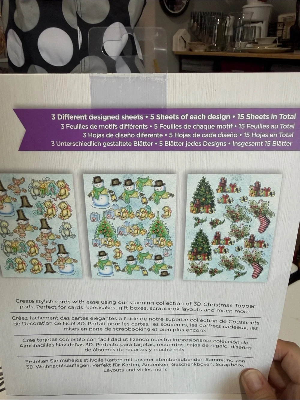 Crafters Companion Christmas Cheer Die-Cut Topper Pad